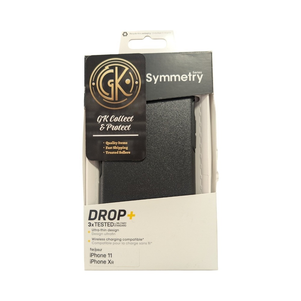 i5-N OtterBox Drop+ Apple‎ iPhone 11/XR Symmetry Series Case - Black